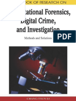 Handbook of Research On Chang Tsun Li Chang Tsun Li Handbook of Research On Computational Forensics Digital Crime and Investigation Methods A PDF