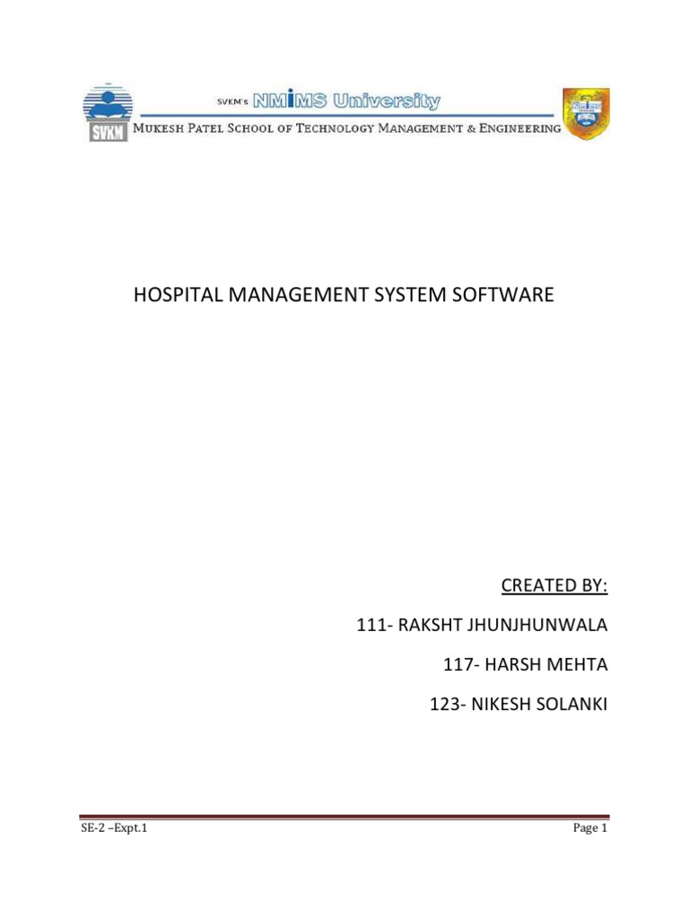 Hospital Management System Overview | PDF | Patient | Hospital