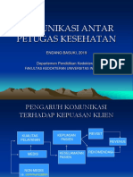 3 PPT 5 - KOMUNIKASI ANTAR PETUGAS KESEHATAN