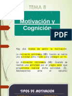 Tema 8 Motivación y Cognición