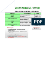 Jadwal Senin - Word