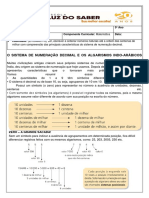 Matemática - Anotação e Atividade de Sala