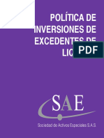 POLITICA DE INVERSIONES DE EXCEDENTES DE LIQUIDEZ v2 PDF