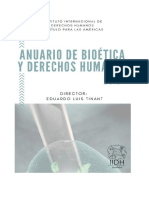 Anuario de Bioetica y Derechos Humanos 2018