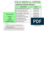 Jadwal Selasa - Word