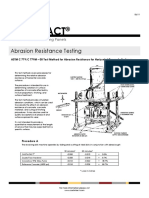 Abrasion Resistance Testing ASTMC779