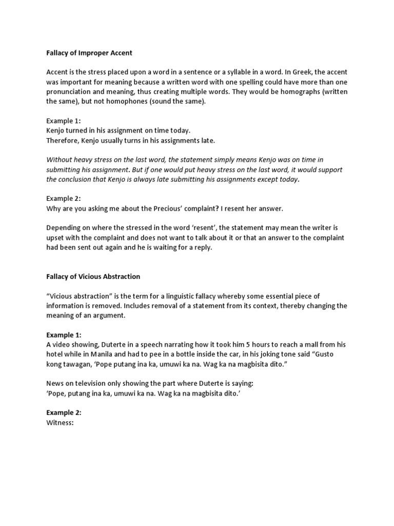 Fallacies Of Ambiguity Pdf : AMBIGUITY AND FALLACIES – XUAS