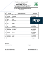 Daftar Tema Materi Penyuluhan Kesehatan