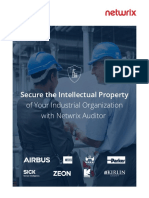 E-Book Secure The Intellectual Property of Your Industrial Organization With Netwrix Auditor