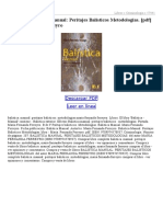 Balistica Manual Peritajes Balisticos Metodologias PDF