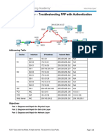 2.4.1.4 Packet Tracer - Troubleshooting PPP With Authentication - ILM