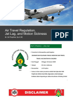 Air Travel Regulation, Jet Lag, and Motion Sickness - AP Final PDF