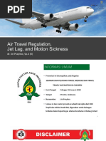 Air Travel Regulation, Jet Lag, and Motion Sickness - AP Final PDF
