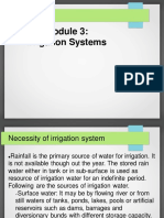 Irrigation Necessity