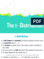 4.2 The T Distribution