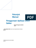 Petunjuk Penggunaan Aplikasi CALK Satker