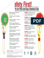 Safety First! Dos and Donts for Pool and Spa Chemical Use