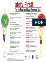 Safety First! Dos and Donts For Pool and Spa Chemical Use