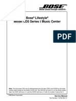 Bose Lifestyle 5 Service Manual PDF