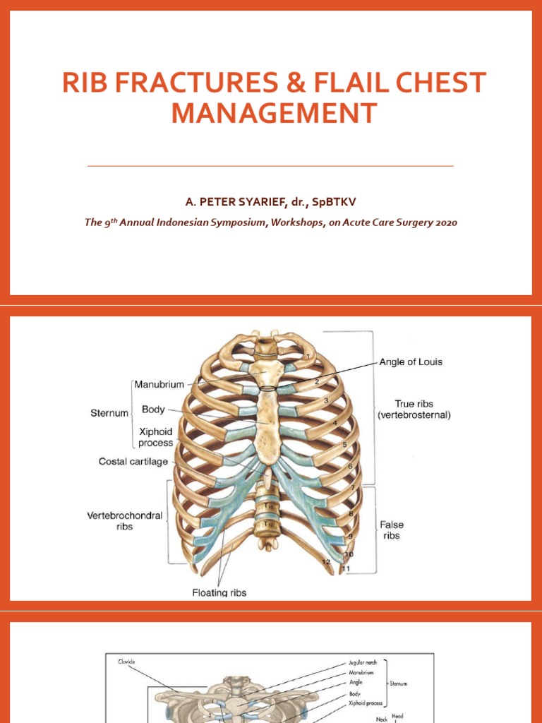 Rib fractures and flail chest management pdf