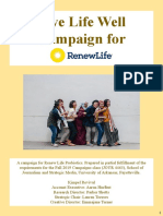Renew Life Campaign Plans Book