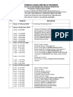 Jadwal Kegiatan KKL Gelombang I