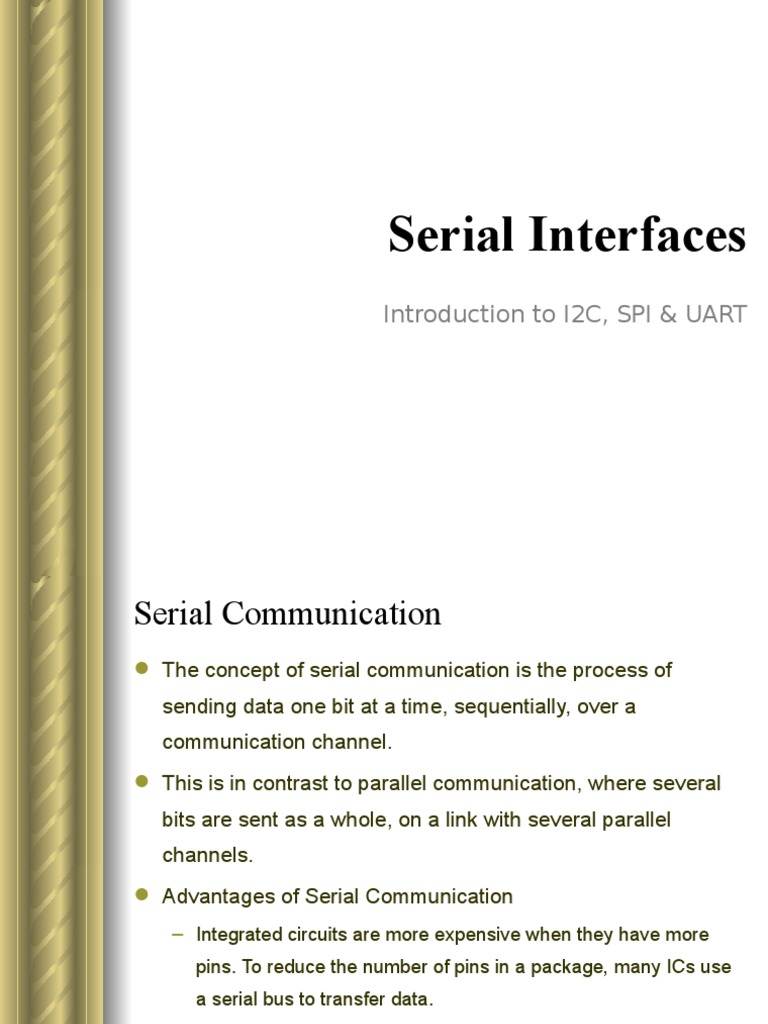 Serial Interfaces | PDF
