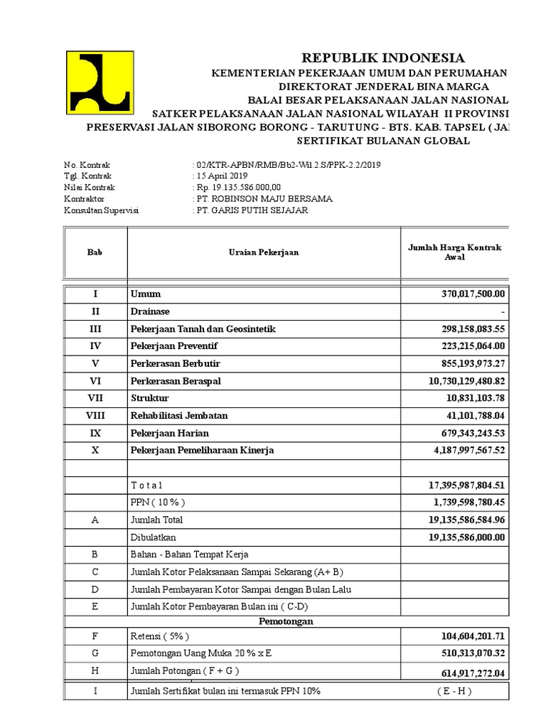 Sertifikat MC 7C Siborong Borong | PDF