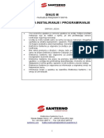 Sinus M Uputstvo 1.1 PDF