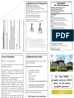 Infoblatt Projekt 2020