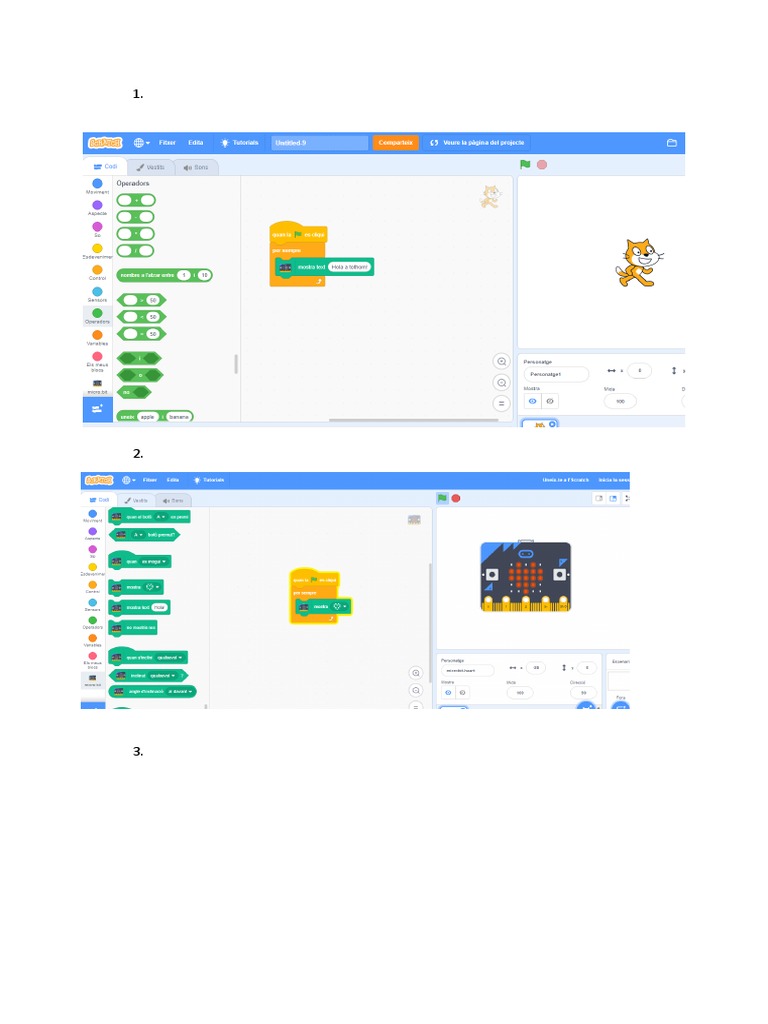Micro Bit Con Scratch 3.0 | PDF