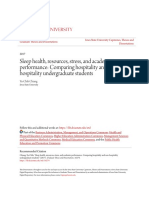 Sleep Health Resources Stress and Academic Performance - Compar PDF