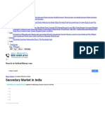 Secondary Market in India - IndianMoney PDF