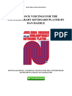 Jazz Rock Voicings For The Contemporary Keyboard Player by Dan Haerle PDF