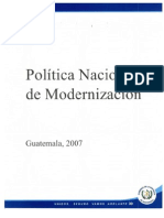 Política Nacional de Modernización