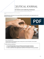 Dry Eye Disease Risk Factors and Selecting Treatment