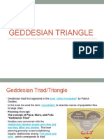Geddesian Triangle: Place, Work and Folk Planning Concept
