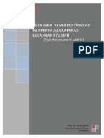 KERANGKA DASAR YENYUSUNAN Dan PENYAJIAN