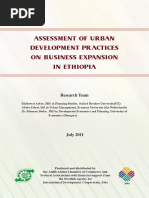 Assessment of Urban Development Practices On Business Expansion in Ethiopia