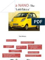 Tata NANO - The LakhTakiya'