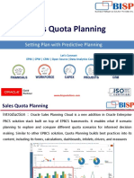 Sales Quota Planning Predictive Planning