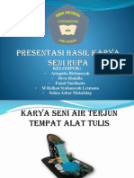 Karya Seni Air Terjun Tempat Alat Tulis