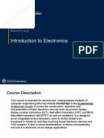 Introduction to Electronics Circuits