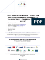 ARER Note D'opportunite-Sur l'ETM Et La Ion de l'EFP Au Port
