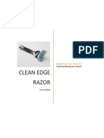 Clean Edge Razor Case Analysis Marketing