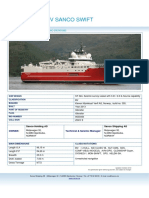 Seismic Specification MV Sanco Swift