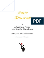 Selection of Verses From AMIR KHUSRAU