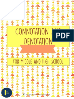 Connotationand Denotation Lesson Planand Practice Questions