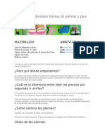 Cómo Tejer Diferentes Formas de Piernas y Pies PDF