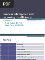 BI & Improving Its Efficiency